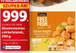 Lidl CULINEA FREE FROM Gluténmentes csirkefalatok, 300g ajánlat