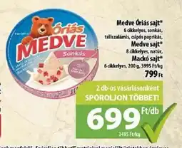 Coop Medve Óriás sajt ajánlat