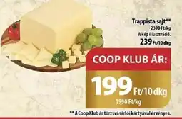 Coop Trappista sajt 10dkg ajánlat