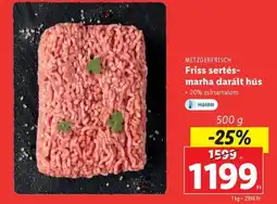 Lidl METZGERFRISCH Friss sertés- marha darált hús 500g ajánlat