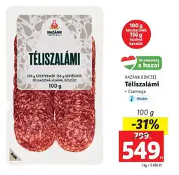 Lidl HAZÁNK KINCSEI Téliszalámi 100g ajánlat