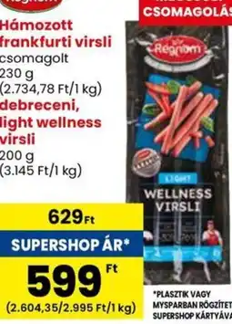 Regnum debreceni, light wellness virsli 200g
