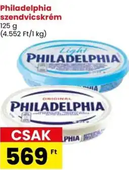 Spar Philadelphia szendvicskrém 125g ajánlat