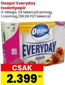 Spar Ooops! Everyday toalettpapír ajánlat