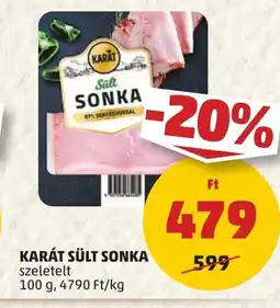 PENNY KARÁT SÜLT SONKA 100g ajánlat