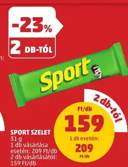 PENNY SPORT SZELET 31 g ajánlat