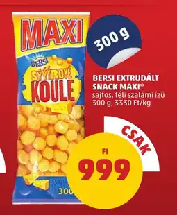 PENNY BERSI EXTRUDÁLT SNACK MAXI 300g ajánlat