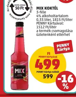 PENNY MIX KOKTÉL 0,33l ajánlat