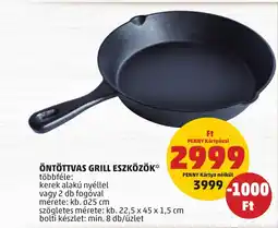 PENNY ÖNTÖTTVAS GRILL ESZKÖZÖK ajánlat
