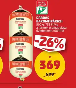 PENNY DÁRDÁS BAROMFIPÁRIZSI 500 g ajánlat