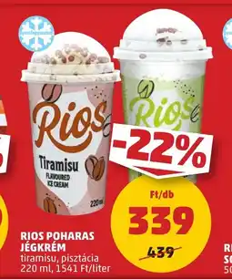 PENNY RIOS POHARAS JÉGKRÉM 220ml ajánlat