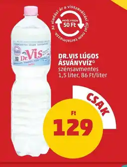 PENNY DR.VIS LÚGOS ÁSVÁNYVÍZ 1,5l ajánlat