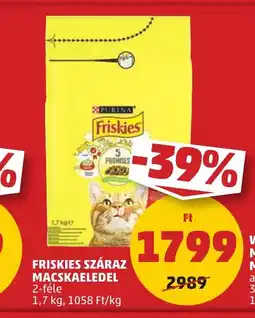 FRISKIES SZÁRAZ MACSKAELEDEL 1,7kg