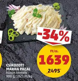 PENNY CSÍKOZOTT MARHA PACAL 900g ajánlat