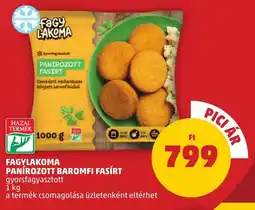 PENNY FAGYLAKOMA PANÍROZOTT BAROMFI FASÍRT 1kg ajánlat