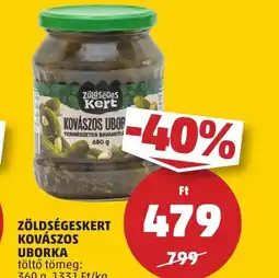 ZÖLDSÉGESKERT KOVÁSZOS UBORKA 360g