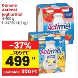 Spar Danone Actimel joghurtital 4×100 g ajánlat