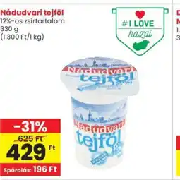 Nádudvari tejföl 330g