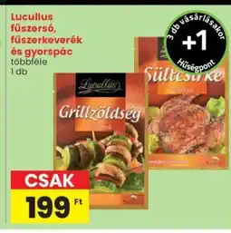 Spar Lucullus fűszersó, fűszerkeverék és gyorspác 1db ajánlat