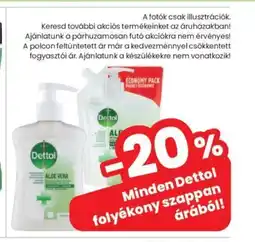 Spar Minden Dettol folyékony szappan ajánlat