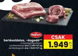 Spar Sertésoldalas, -dagadó 1kg ajánlat