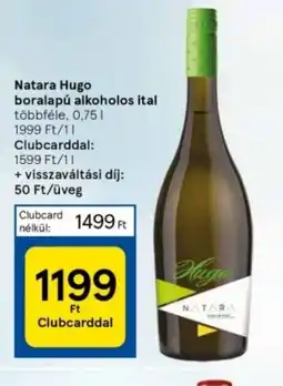Tesco Natara Hugo boralápú alkoholos ital 0,75 l ajánlat
