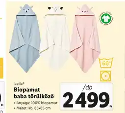 LupiluⓇ Biopamut baba törülköző 1db