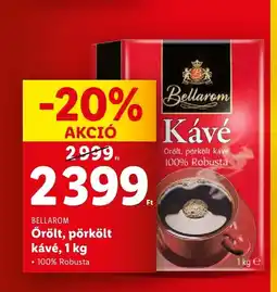 Lidl BELLAROM Őrölt, pörkölt kávé, 1 kg ajánlat