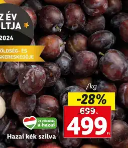 Lidl Hazai kék szilva 1kg ajánlat