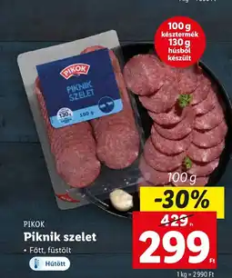 Lidl PIKOK Piknik szelet 100g ajánlat