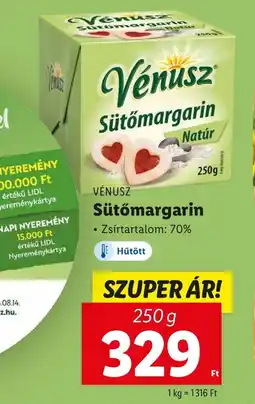 Lidl VÉNUSZ Sütőmargarin 250g ajánlat