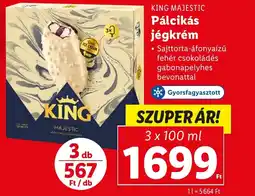 Lidl KING MAJESTIC Pálcikás jégkrém 3x100ml ajánlat