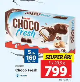 Lidl KINDER Choco Fresh 5x20,5g ajánlat