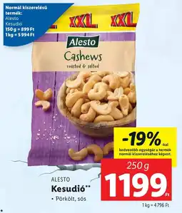 Lidl ALESTO Kesudió 250g ajánlat