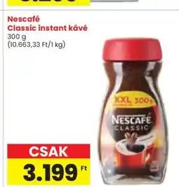Spar Nescafé Classic instant kávé 300 g ajánlat