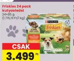 Spar Friskies 24 pack kutyaeledel 24×85 g ajánlat