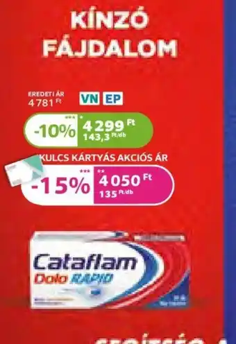 Kulcs Patika Cataflam Dolo Rapid ajánlat