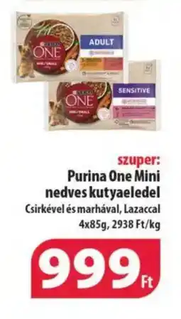 Coop Purina One Mini nedves kutyaeledel ajánlat