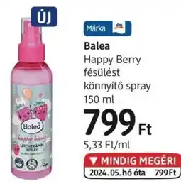 DM Balea Happy Berry fésülést könnyítő spray 150 ml ajánlat