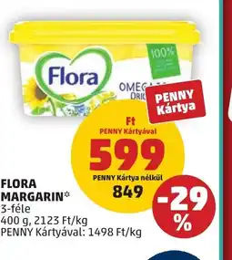PENNY Flora margarin 400 g ajánlat