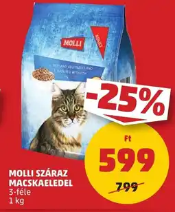 PENNY Molli száraz macskaeledel 1 kg ajánlat