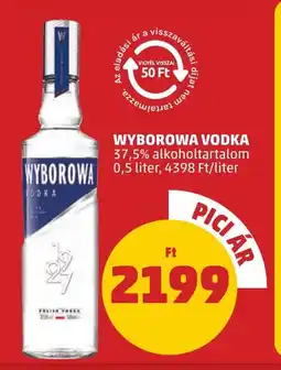 PENNY Wyborowa Vodka 0,5 liter ajánlat