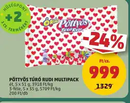 PENNY Pöttyös túr rudi multipack ajánlat