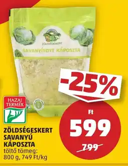 PENNY Zöldségeskert savanyú káposzta 800 g ajánlat
