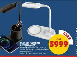 PENNY Platinet flexibilis asztali lámpa ajánlat