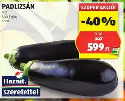 ALDI Padlizsán ajánlat