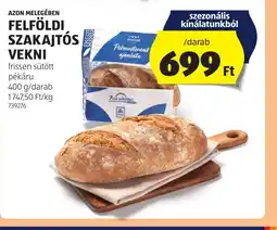 ALDI Felföldi szakajts vekni 400 g/darab ajánlat