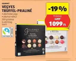 ALDI Gourmet vegyes trüffel-praliné 200 g ajánlat