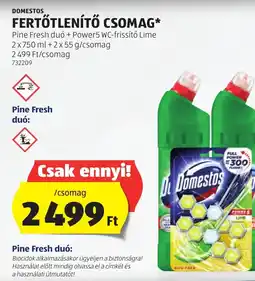 ALDI Domestos fertőtlenítő csomag+ ajánlat