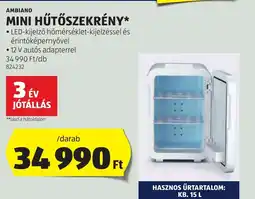 ALDI Ambiano Mini hűtőszekrény ajánlat